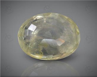 Yellow Sapphire Unheated & Untreated Natural Certified  4.30  CTS.  (  35164  DIN  )
